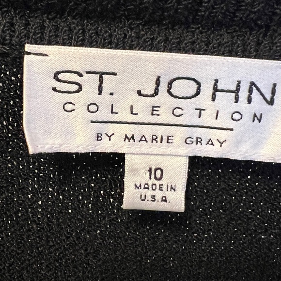 St. John Black Knit Sweater - Picture 6 of 6